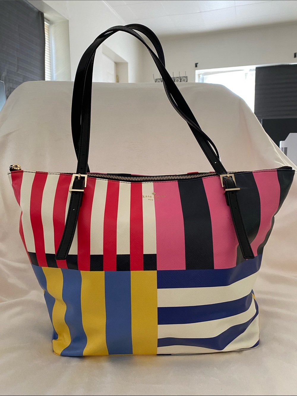 Kate Spade Emma Lane Stripe Maya Tote Color - Multicolor